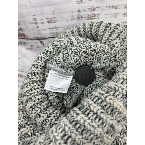 CSU Rams Love Your Melon Pom Beanie One Size Cuffed Green White Colorado State‎